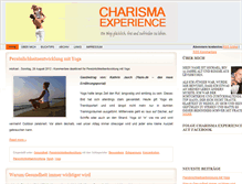 Tablet Screenshot of charismaexperience.de